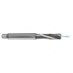 M8x1.0 6H 3-Flute Carbide Semi-Bottoming 15 degree Spiral Flute Tap-Bright - All Tool & Supply