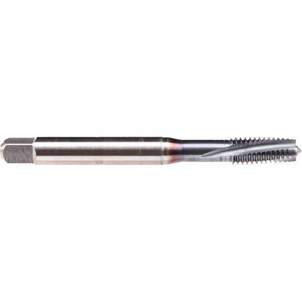 Emuge - M2x0.40 Metric 6H 2 Flute TiCN Finish Cobalt Spiral Point Tap - Exact Industrial Supply