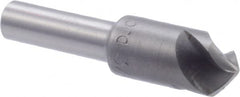 M.A. Ford - 3/8" Head Diam, 1/4" Shank Diam, 3 Flute 100° High Speed Steel Countersink - All Tool & Supply