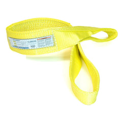 Slings & Tiedowns (Load-Rated); Sling Type: Eye & Eye; Length (Feet): 8; Vertical Capacity (Lb.): 8900; Choker Capacity (Lb.): 7200; Width (Inch): 3; Basket Capacity (Lb.): 17800; Eye Type: Flat Eye; Sling Material: Nylon; Sling Width: 3 in; Eye Length: 1