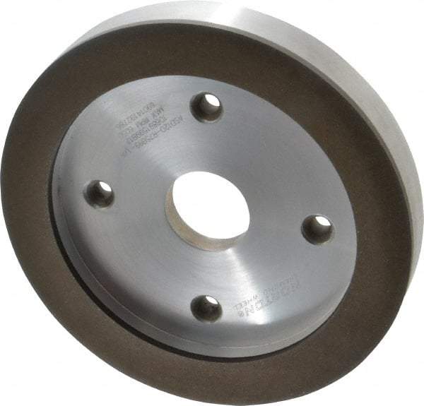 Norton - 6" Diam, 1-1/4" Hole Size, 3/4" Overall Thickness, 120 Grit, Type 6 Tool & Cutter Grinding Wheel - Fine Grade, Diamond, R Hardness, Resinoid Bond - All Tool & Supply