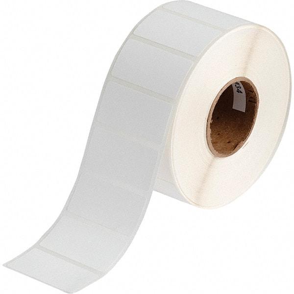 Brady - 1" Wide x 2" Long, White Polypropylene Inkjet Label - For BradyJet J2000 - All Tool & Supply