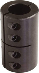 Climax Metal Products - 2" Inside x 3-3/8" Outside Diam, One Piece Split Clamping Collar - 4-7/8" Long - All Tool & Supply