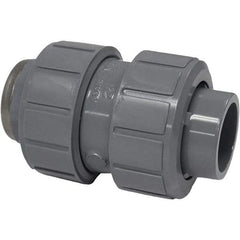 Asahi/America - 1-1/4" CPVC Check Valve - True Union Ball Check, Socket x Thread, 150 WOG - All Tool & Supply