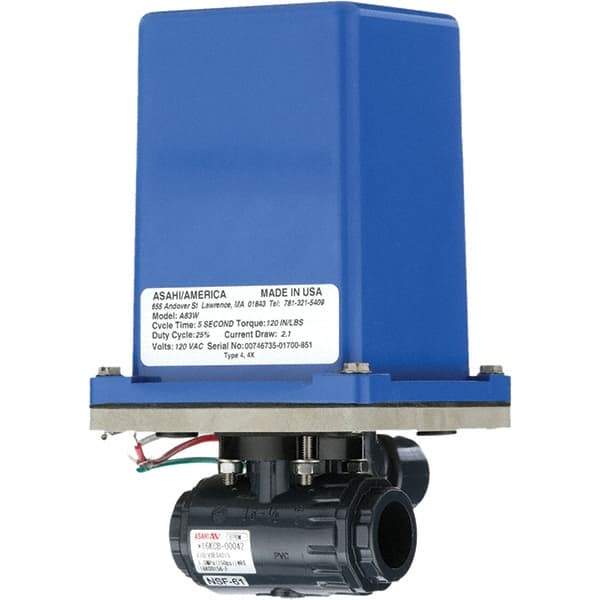 Asahi/America - Actuated Ball Valves   Actuator Type: Electric    Pipe Size: 1/2 (Inch) - All Tool & Supply