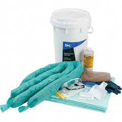 Brady SPC Sorbents - 9 Gal Capacity Hazardous Materials Spill Kit - 6.5 Gal Polyethylene Bucket - All Tool & Supply