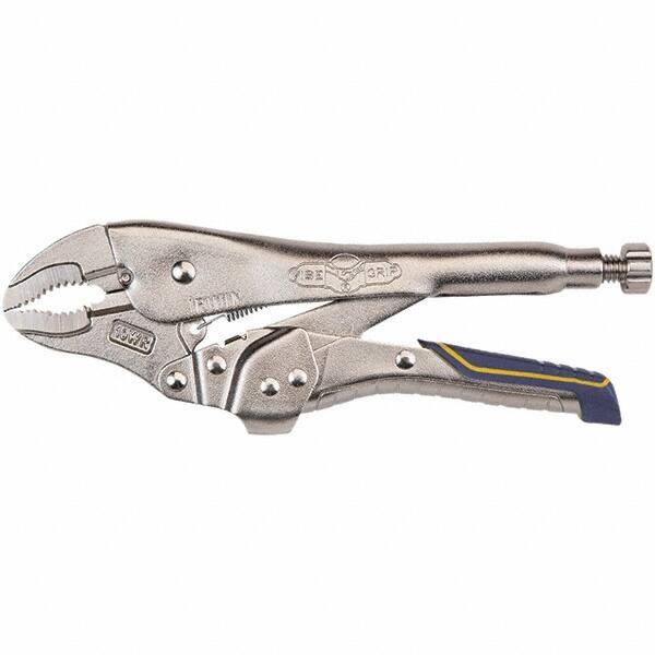 Irwin - Locking Pliers Plier Type: Locking Pliers Jaw Style: Long Nose Curved w/Wire Cutter - All Tool & Supply