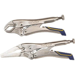 Irwin - Locking Pliers Plier Type: Locking Pliers Jaw Style: Long Nose; Curved - All Tool & Supply