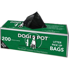 DOGIPOT - 30 200-Pack Boxes HDPE Plastic Litter Pick Up Bags - All Tool & Supply