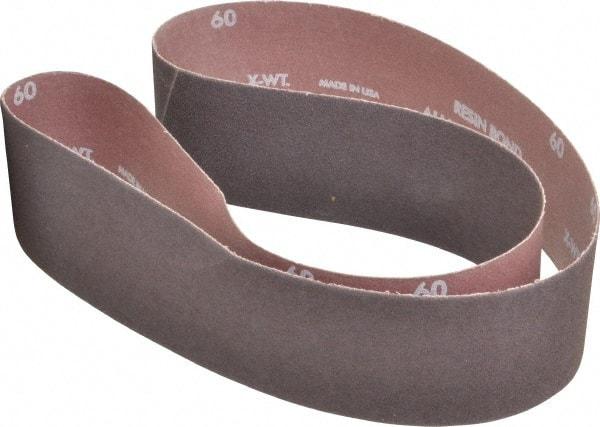 Norton - 2-1/2" Wide x 48" OAL, 60 Grit, Aluminum Oxide Abrasive Belt - Aluminum Oxide, Medium, Coated, X Weighted Cloth Backing, Series R228 - All Tool & Supply