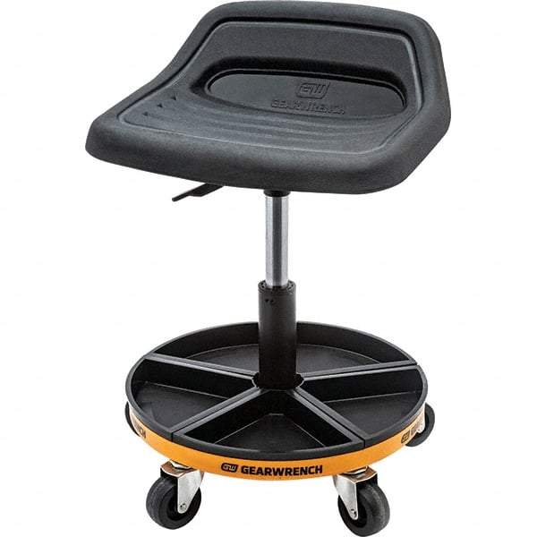 GearWrench - Swivel & Adjustable Stools Type: Tractor Seat Base Type: Mobile Wheel Base - All Tool & Supply