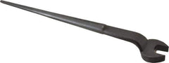 Proto - 7/8" Standard Spud Handle Open End Wrench - 14-1/4" OAL, Single End, Black Finish - All Tool & Supply