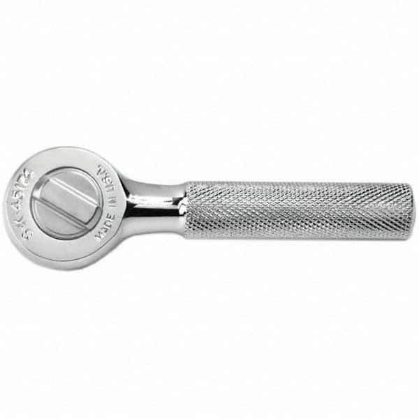 SK - Round Head - Chrome Finish, 4.8" OAL, 40 Gear Teeth - All Tool & Supply