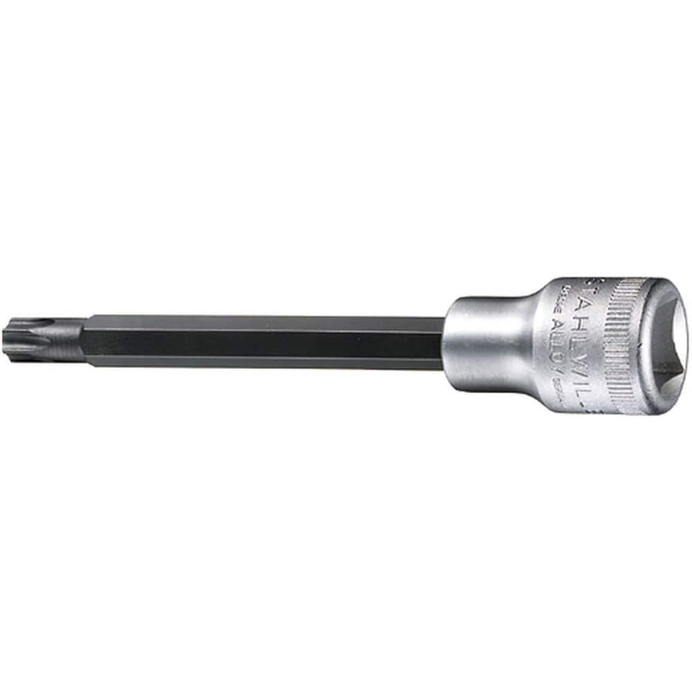 Hand Hex & Torx Bit Sockets; Socket Type: Torx Bit Socket; Drive Size (Fractional Inch): 1/2; Hex Size (mm): 0.000; Torx Size: T50; Bit Length (mm): 102.00; Insulated: No; Tether Style: Not Tether Capable; Material: Chrome Alloy Steel; Finish: Chrome-Plat