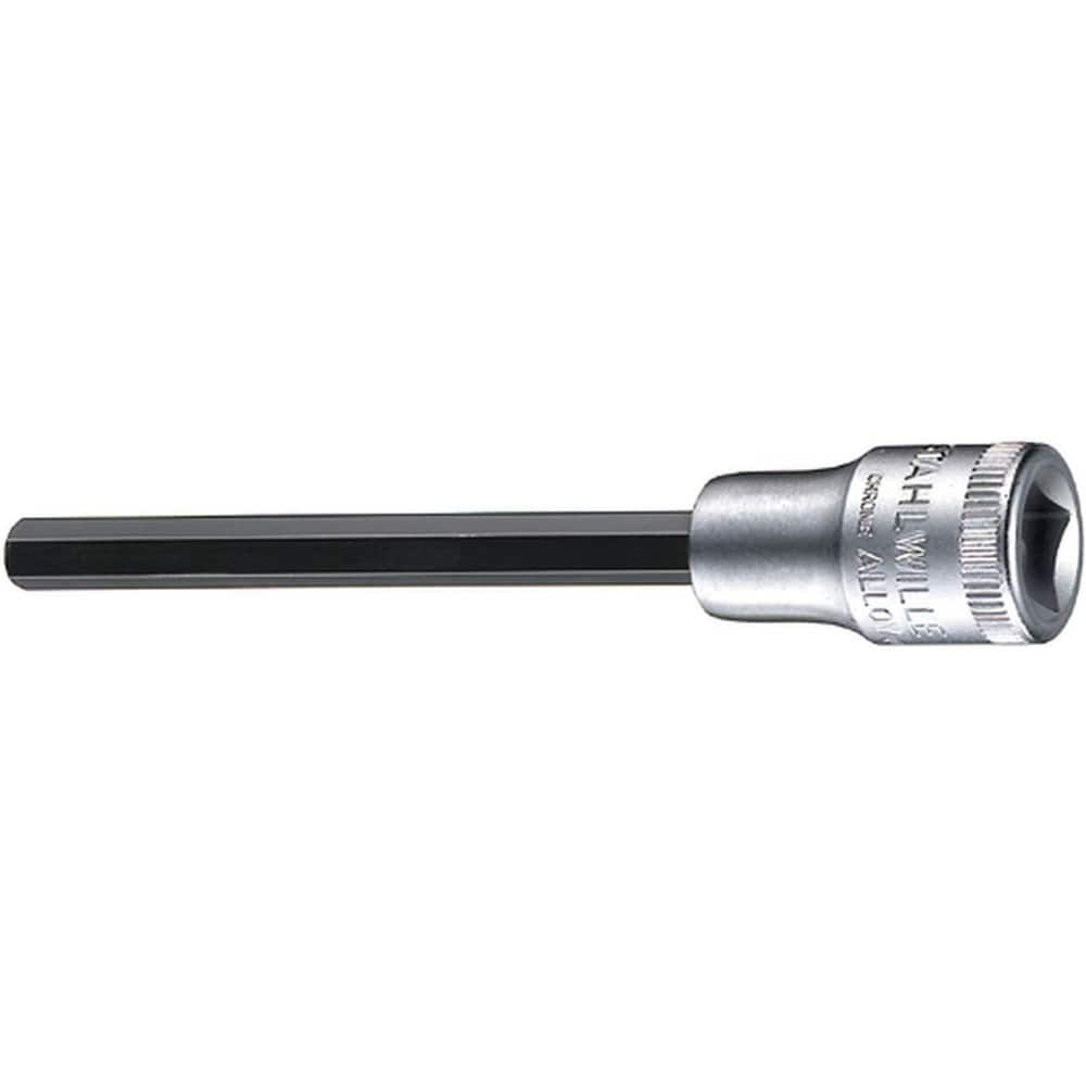 Hand Hex & Torx Bit Sockets; Socket Type: Metric Long Hex Bit Socket; Hex Size (mm): 5.000; Bit Length: 68 mm; Insulated: No; Tether Style: Not Tether Capable; Material: Chrome Alloy Steel; Finish: Chrome-Plated; Overall Length (Decimal Inch): 3.9400; Non