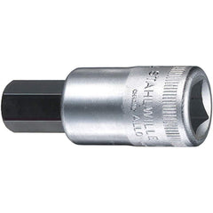 Hand Hex & Torx Bit Sockets; Socket Type: Hex Bit Socket; Hex Size (Inch): 3/4 in; Bit Length: 20 mm; Insulated: No; Tether Style: Not Tether Capable; Material: Chrome Alloy Steel; Finish: Chrome-Plated; Overall Length (Decimal Inch): 2.3700; Non-sparking