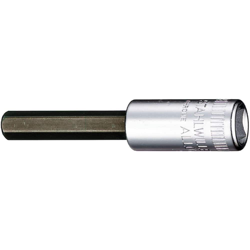 Hand Hex & Torx Bit Sockets; Socket Type: Hex Bit Socket; Hex Size (Inch): 1/16 in; Bit Length: 30 mm; Insulated: No; Tether Style: Not Tether Capable; Material: Chrome Alloy Steel; Finish: Chrome-Plated; Overall Length (Decimal Inch): 2.1700; Non-sparkin