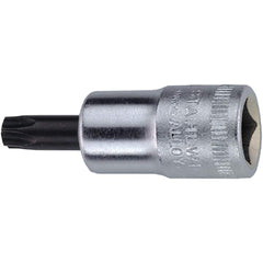 Hand Hex & Torx Bit Sockets; Socket Type: Torx Bit Socket; Drive Size (Fractional Inch): 3/8; Hex Size (mm): 0.000; Torx Size: T9; Bit Length (mm): 17.00; Insulated: No; Tether Style: Not Tether Capable; Material: Chrome Alloy Steel; Finish: Chrome-Plated