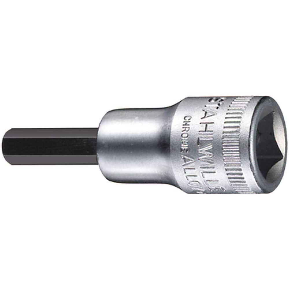 Hand Hex & Torx Bit Sockets; Socket Type: Metric Hex Bit Socket; Hex Size (mm): 7.000; Bit Length: 20 mm; Insulated: No; Tether Style: Not Tether Capable; Material: Chrome Alloy Steel; Finish: Chrome-Plated; Overall Length (Decimal Inch): 2.0500; Non-spar