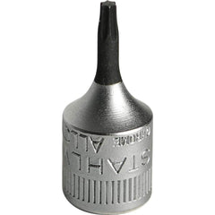 Hand Hex & Torx Bit Sockets; Socket Type: Torx Bit Socket; Drive Size (Fractional Inch): 1/4; Hex Size (mm): 0.000; Torx Size: T8; Bit Length (mm): 16.00; Insulated: No; Tether Style: Not Tether Capable; Material: Chrome Alloy Steel; Finish: Chrome-Plated