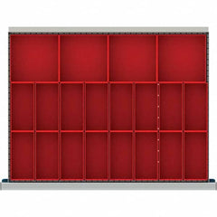 LISTA - 20-Compartment Drawer Divider Layout for 3.15" High Drawers - All Tool & Supply