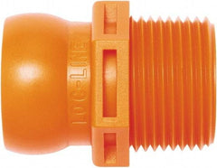 Loc-Line - 3/4" Hose ID, Male to Female Coolant Hose Connector - 3/4" NPT, For Loc-Line Modular Hose Systems - All Tool & Supply