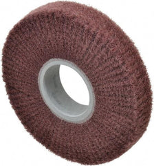 3M - 6" Diam Aluminum Oxide Finishing Flap Wheel - 2" Hole, 1" Wide, Density 5, Nonwoven, Fine Grade, 3,400 Max RPM - All Tool & Supply