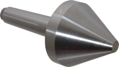 Riten - 2-3/4" Head Diam, Hardened Tool Steel Bull Nose Point Solid Dead Center - 3MT Morse Taper, 2-3/4" Point Diam, 1.939" Point Length, 2-61/64" OAL - All Tool & Supply