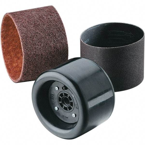 Dynabrade - 3-1/2" Wide Power Sander Pneumatic Wheel Kit - 5" Diam - All Tool & Supply