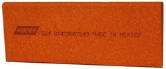 Norton - 4-1/2" Long x 1-3/4" Diam x 1/4" Thick, Aluminum Oxide Sharpening Stone - Round Edge Slip, Fine Grade - All Tool & Supply