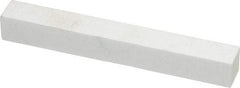 Norton - 220 Grit Aluminum Oxide Square Dressing Stick - 4 x 1/2 x 1/2, Very Fine Grade, Vitrified Bond - All Tool & Supply