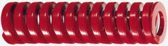 Dayton Lamina - 1-1/2" Hole Diam, 3/4" Rod Diam, 4" Free Length, Red Die Spring - 90.6 Lb Max Deflection, 1.2" Max Deflection, Heavy Duty, Chromium Vanadium Steel - All Tool & Supply