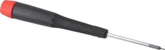 Wiha - 0.71mm Precision Miniature Hex Driver - 1-9/16" Bade Length, Tapered Handle, 4-3/4" OAL - All Tool & Supply