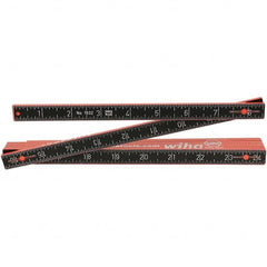 Wiha - Folding Rules Overall Length (Feet): 6.50 Graduation (Inch): 1/16 - All Tool & Supply