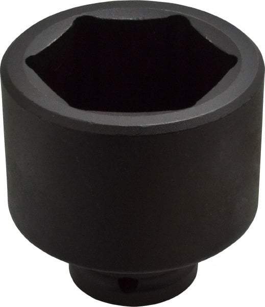 Proto - 3/4" Drive 2-1/4" Standard Impact Socket - 6 Points, 3-1/4" OAL - All Tool & Supply