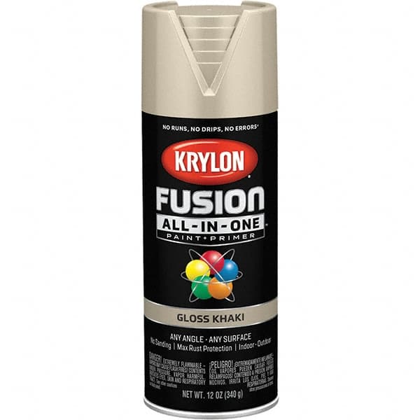 Krylon - Spray Paints Type: Acrylic Enamel Spray Paint Color: Khaki - All Tool & Supply