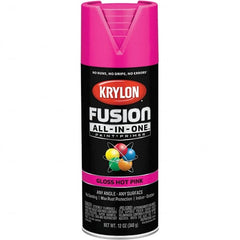 Krylon - Spray Paints Type: Acrylic Enamel Spray Paint Color: Hot Pink - All Tool & Supply