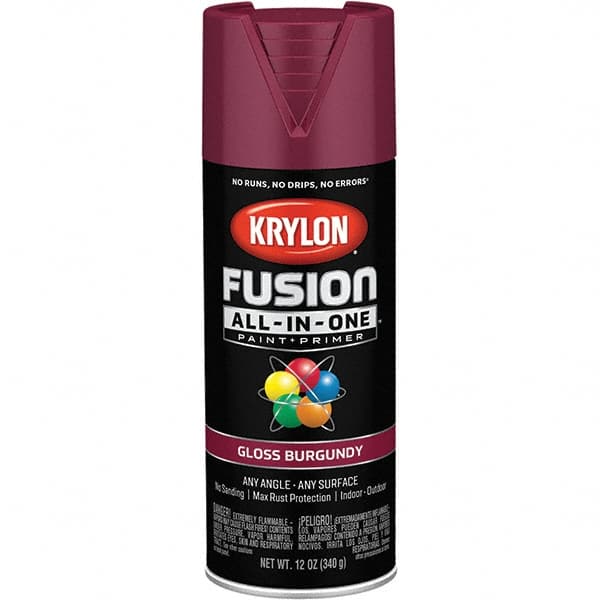 Krylon - Spray Paints Type: Acrylic Enamel Spray Paint Color: Burgundy - All Tool & Supply