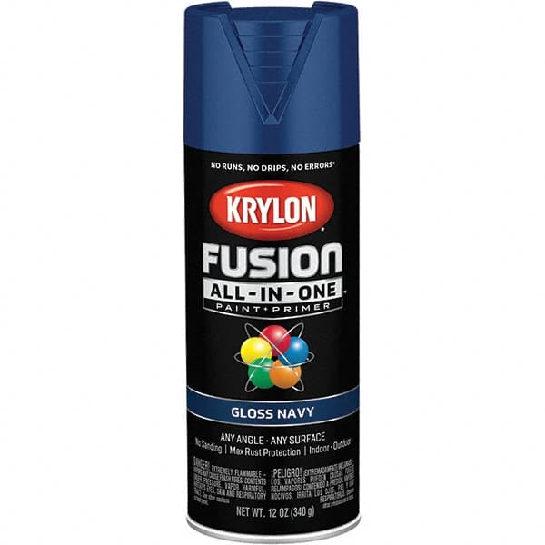 Krylon - Spray Paints Type: Acrylic Enamel Spray Paint Color: Navy - All Tool & Supply