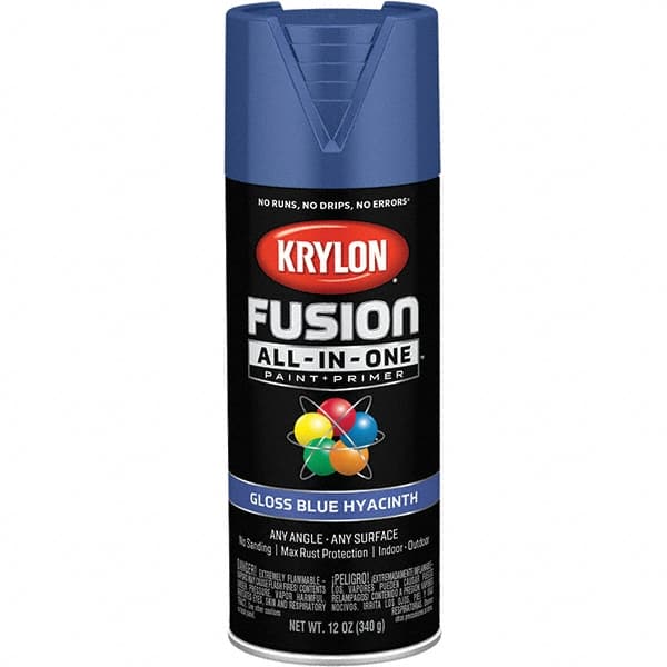 Krylon - Spray Paints Type: Acrylic Enamel Spray Paint Color: Blue Hyacinth - All Tool & Supply