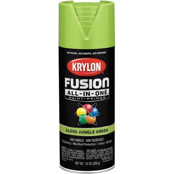 Krylon - Spray Paints Type: Acrylic Enamel Spray Paint Color: Jungle Green - All Tool & Supply