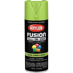 Krylon - Spray Paints Type: Acrylic Enamel Spray Paint Color: Jungle Green - All Tool & Supply