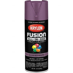 Krylon - Spray Paints Type: Acrylic Enamel Spray Paint Color: Icy Grape - All Tool & Supply