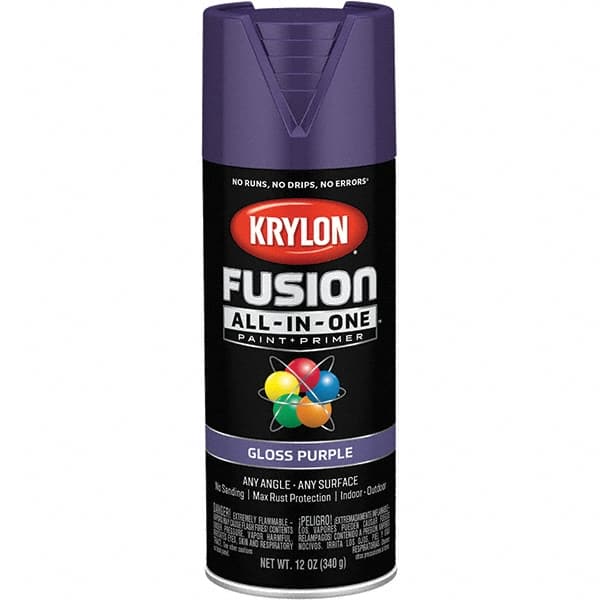 Krylon - Spray Paints Type: Acrylic Enamel Spray Paint Color: Purple - All Tool & Supply