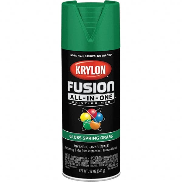 Krylon - Spray Paints Type: Acrylic Enamel Spray Paint Color: Spring Grass - All Tool & Supply