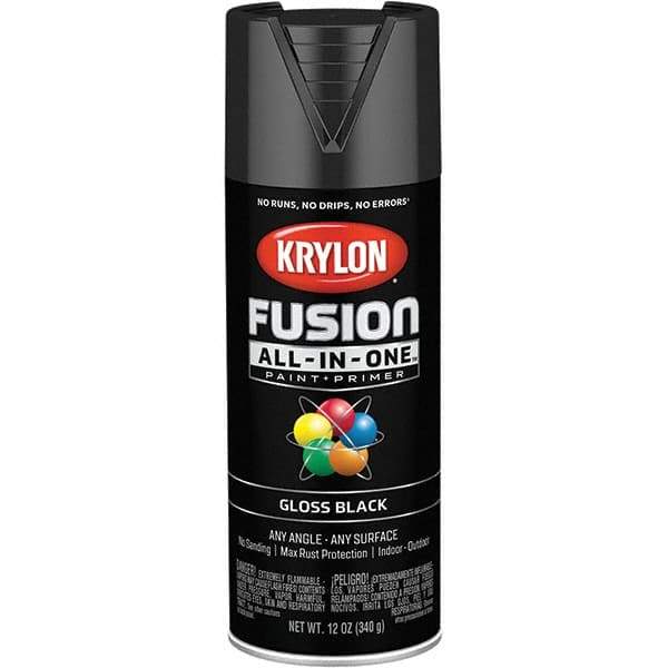 Krylon - Spray Paints Type: Acrylic Enamel Spray Paint Color: Black - All Tool & Supply