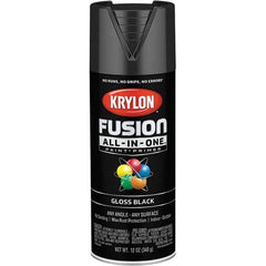 Krylon - Spray Paints Type: Acrylic Enamel Spray Paint Color: Black - All Tool & Supply