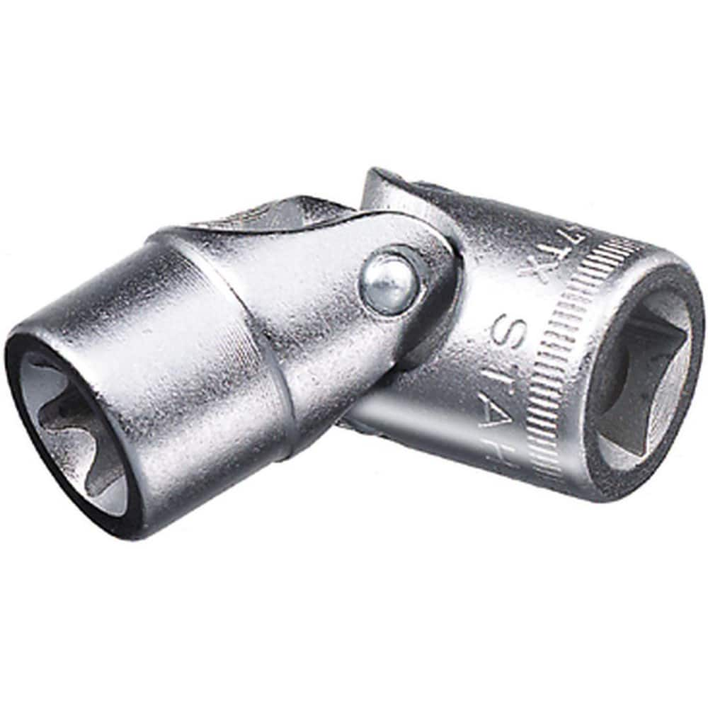 Specialty Sockets; Type: Non-Impact; Drive Size: 0.375 in; Socket Size: E12; Insulated: No; Non-sparking: No; Tether Style: Not Tether Capable; Features: Uniflex; Thin wall; Finish/Coating: Chrome-Plated; Finish: Chrome-Plated; Drive Size: 0.375 in; Socke