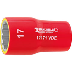 Specialty Sockets; Type: Non-Impact; Drive Size: 0.375 in; Socket Size: 11 mm; Insulated: Yes; Non-sparking: No; Tether Style: Not Tether Capable; Features: Anti-Slip Drive profile; Thin wall; Finish/Coating: Chrome-Plated; Finish: Chrome-Plated; Drive Si