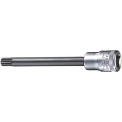 Screwdriver & Drag Link Sockets; Type: XZN Screwdriver Socket; Drive Size (Inch): 0.5 in; Blade Width (mm): 22.7 mm; Blade Thickness (Decimal Inch): 1 mm; Point Size: M8; Finish: Chrome-Plated; Insulated: No; Non-sparking: No; Tether Style: Not Tether Cap